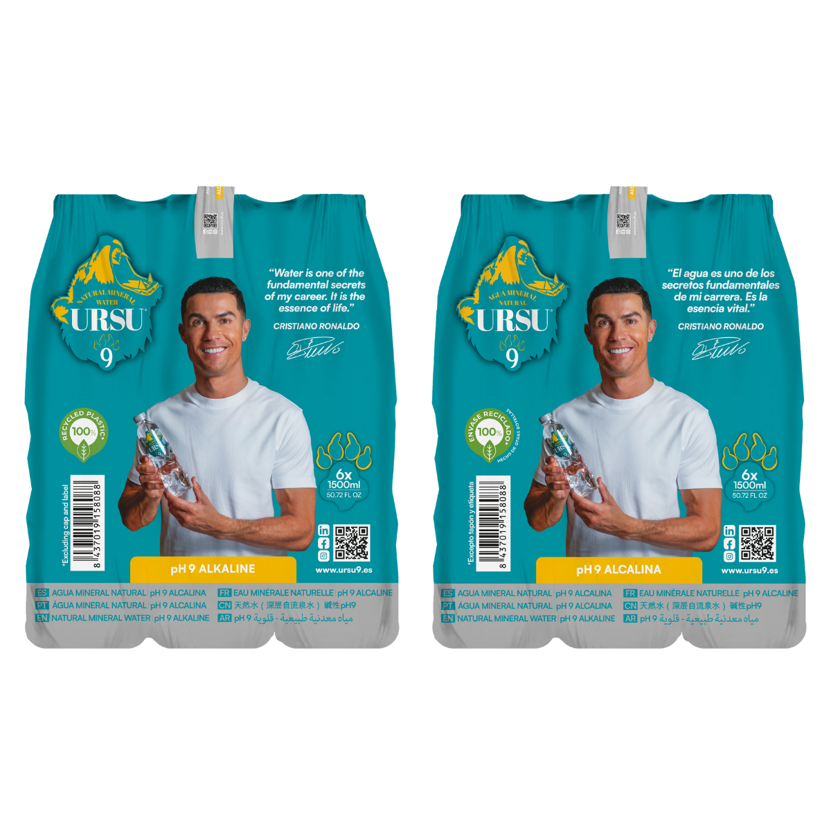 URSU9 Aluseline Vesi 1,5L